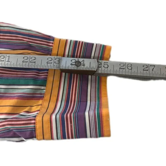 RALPH LAUREN PURPLE LABEL Shirt (L, Orange, Cotton) - Picture 5 of 6